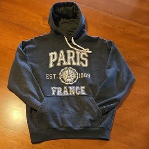 PARIS FRANCE Kangaroo Pocket Hoodie